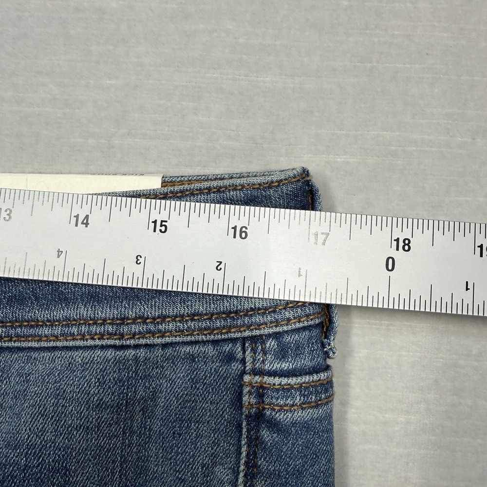American Eagle Kick Boot Jeans Women 12 Stretch‎ Vintage Distressed Look - Picture 12 of 16